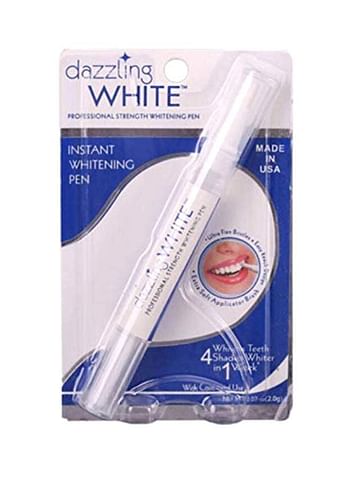 Dazzling White Teeth Whitening Pen White/Clear 2grams