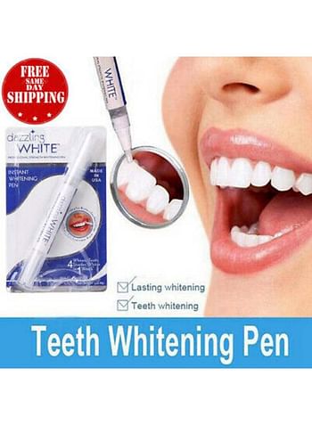 Dazzling White Teeth Whitening Pen (For 50 Uses) White 2.0grams