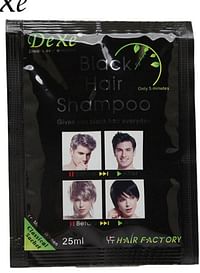 Dexe Fast Dye Hair Shampoo Black 25ml