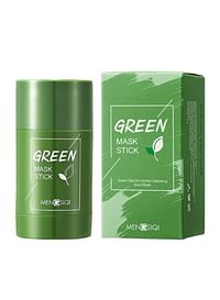 Mengsiqi Green Tea Oil Control Cleansing Solid Mask Green 40grams