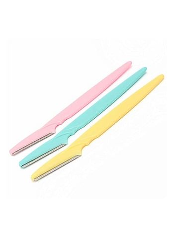 Tinkle Set Of 3 Eyebrow Razor Multicolour