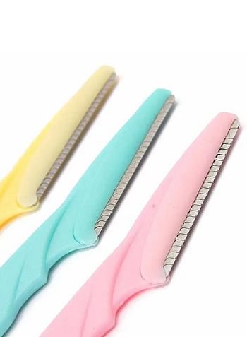 Tinkle Set Of 3 Eyebrow Razor Multicolour