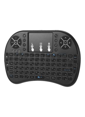 2.4GHz Wireless Keyboard Touchpad Black