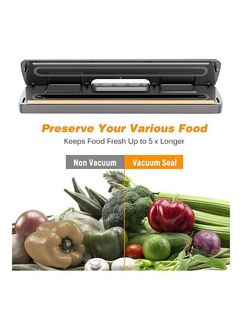 Vacuum Sealer Machine Automatic Air Sealing System multicolour 43.5*9*10cm