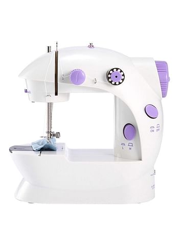 Portable Electric Sewing Machine 20-LU White/Purple