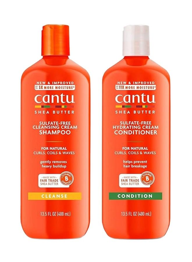 Cantu Shea Butter Combo Shampoo And Conditioner Pack Of 2