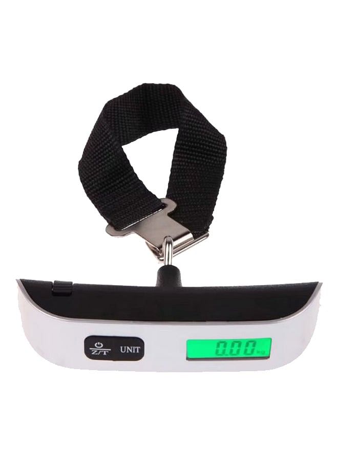 Portable Electronic Digital Scale Black/White 50kg