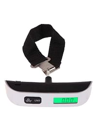 Portable Electronic Digital Scale Black/White 50kg