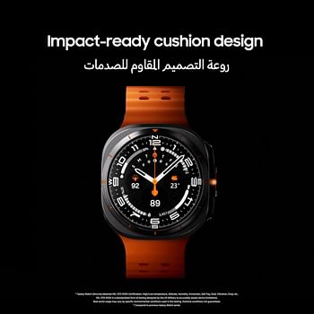 Samsung Galaxy Watch Ultra Smartwatch 47mm LTE Health Monitoring Fitness Tracker UAE Edition - Titanium Gray