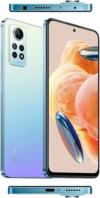 Xiaomi Redmi Note 12 Pro 4G ( 8GB RAM, 256 Storage) - Smooth 120Hz AMOLED display |Powerful Snapdragon processor | 108MP Wide Camera | 67W Turbo charging Glacial Blue