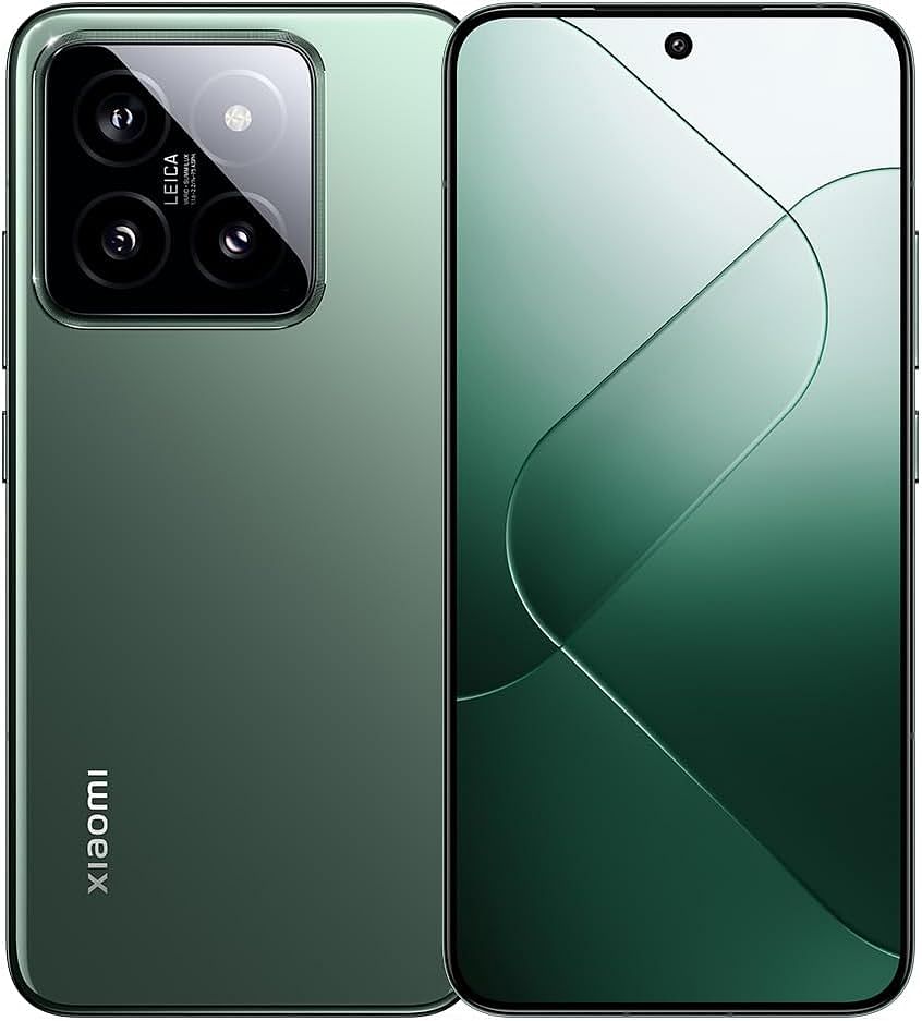 Xiaomi 14 5G Mobile,  (12Gb Ram+512 Gb) | Snapdragon 8 Gen 3| 6.36" Amoled 120Hz display | Leica Triple Lens Camera 50+50+50MP, 32MP Front camera Jade Green