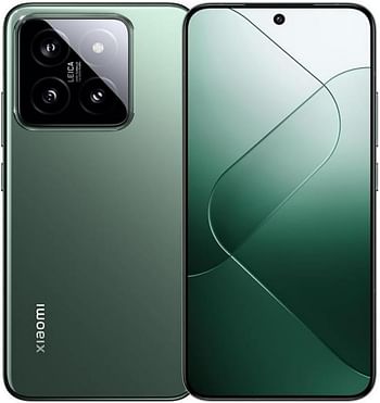 Xiaomi 14 5G Mobile,  (12Gb Ram+512 Gb) | Snapdragon 8 Gen 3| 6.36" Amoled 120Hz display | Leica Triple Lens Camera 50+50+50MP, 32MP Front camera Jade Green