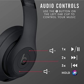 Beats Studio3 Wireless Over‑Ear Headphones - Matte Black