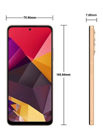 Xiaomi Redmi Note 12 Dual SIM 8GB RAM 128GB 4G - Sunrise Gold