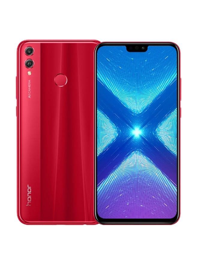 Honor 8X Dual-SIM 4G LTE 128GB 4GB RAM - Red