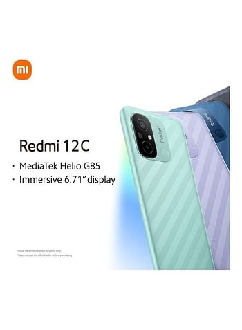 Xiaomi Redmi 12C Dual SIM4GB RAM 64GB 4G - Ocean Blue