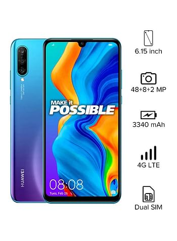 HUAWEI P30 Lite Dual-SIM 4G LTE 128GB 6GB RAM - Peacock Blue