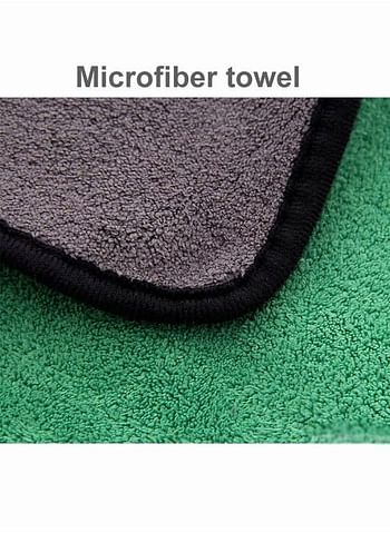 Mi VAZA 1 Pcs Car Cleaning Wipes Super Absorbent Microfiber Towel 800GSM 30X40CM