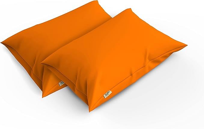 continental comfort Pillowcase 150 TC cotton pack of two50X75 - Orange