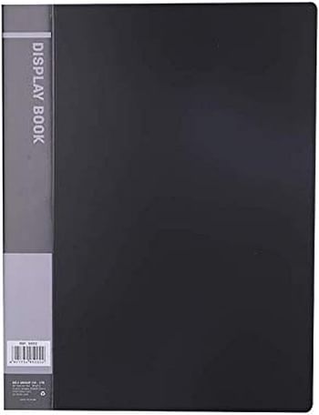 Deli E5002 20-Pocket Display Book, A4 Size, Assorted