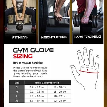 Mayor Pluto Exercise Weight Lifting Gloves for Men Women Gym with Wrist Support for Workout Training Gloves Exercise Fitness Hanging Pull-Ups Suitable for Dumbbells & Cycling - Multicolor