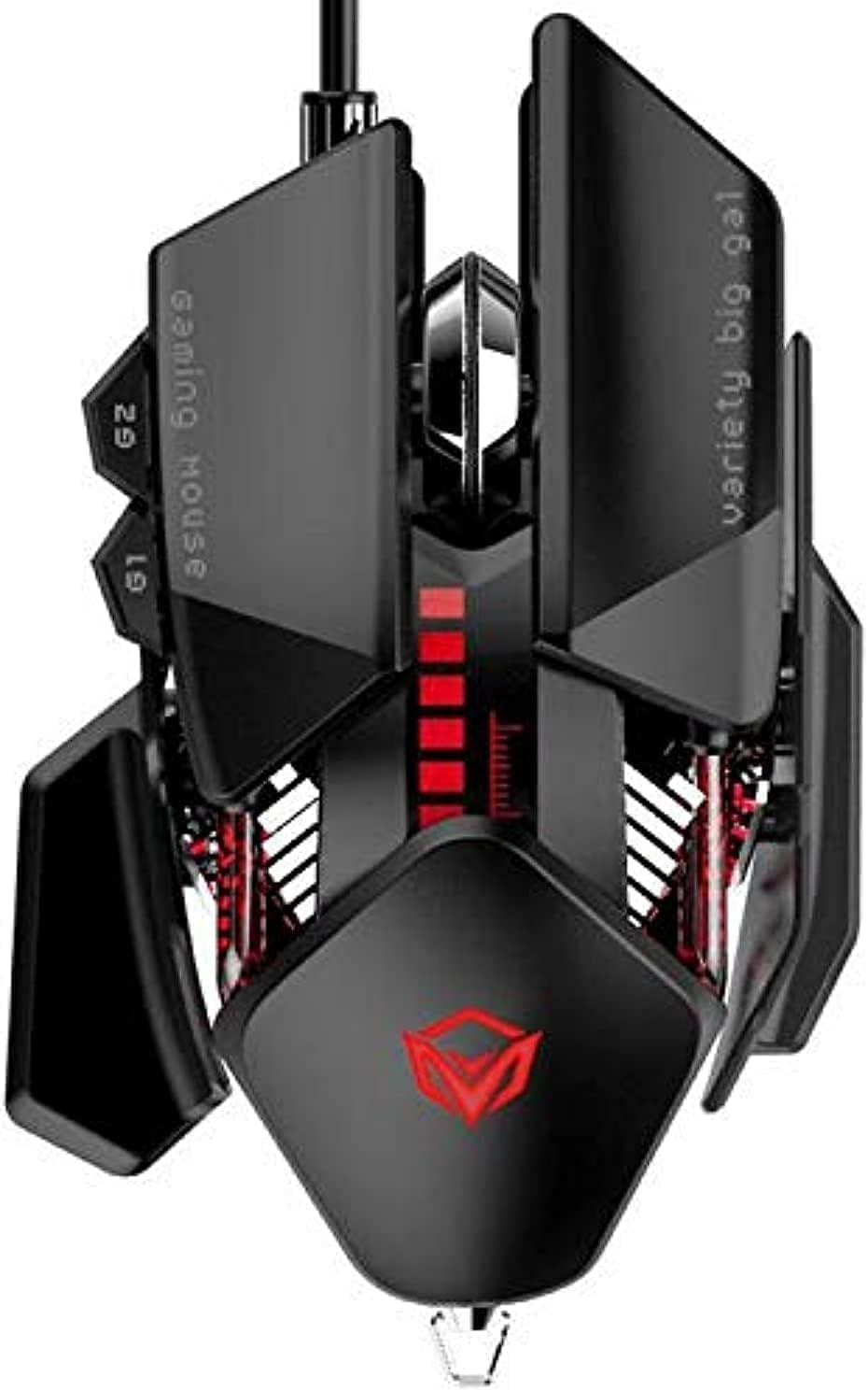 Meetion GM80 - Transformers Mechanical Gaming Mouse (4000 DPI) - For PC & Laptop - Black