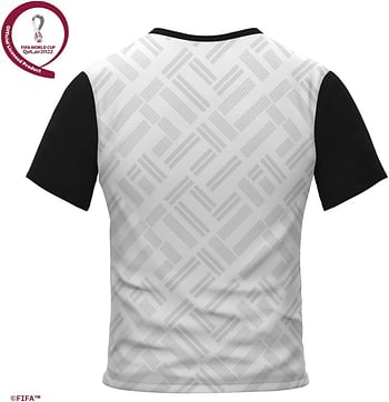 Fifa World Cup Qatar 2022 Germany Men's Tshirt - White and Black