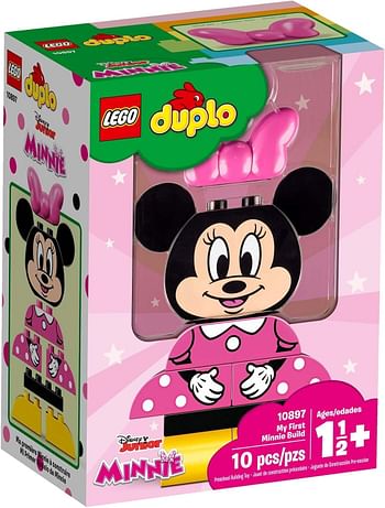 LEGO DUPLO | Disney Juniors My First Minnie Build 10897 Building Bricks (10 Pieces)