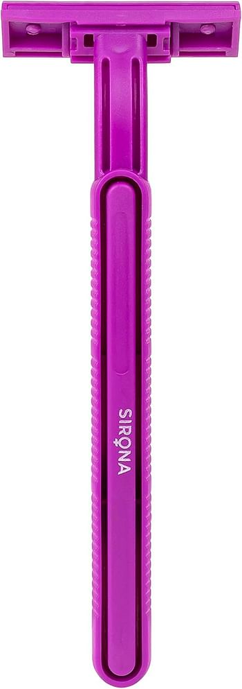 Sirona Disposable Hair Removal Razor for Women 5-Pieces Pack