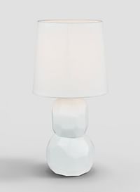 Switch Cairns Ceramic Table Lamp Unique Luxury Quality Material for the Perfect Stylish Home 16 x 33cm AT15557 - Off White