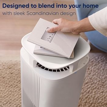 Blueair Air Purifier - DustMagnet DM-5210i Cleans Upto 1017 sqft, 232 m³/h CADR, AQI, HEPASilent Technology Removes 99.97% Pollen, Dust, Mould, Bacteria, Viruses, VOCs, Odours