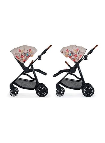 Kinderkraft Stroller Allroad Pushchair Baby Buggy Easy Folding Large Hood With Upf 50+ Two Pushing Directions All Wheels Suspension Accessories In Set - Multicolour