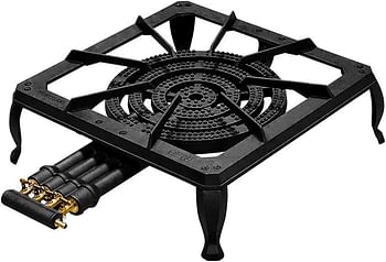 Yokosaki Cast Iron Gas Stove Outdoor stove, Home Large Cooking Stove, Outdoor Camping Stove - YS08 Heavy شولة موقد غاز تشولة يوكوساكي