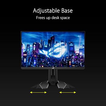 ASUS ROG Swift Pro PG248QP NVIDIA® G-SYNC® esports gaming monitor- 24.1-inch FHD, 540 Hz (OC), Esports-TN panel, NVIDIA® Reflex Analyzer, ULMB 2, adjustable base, ESS codec, DisplayHDR™ 400