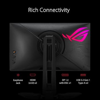 ASUS ROG Swift Pro PG248QP NVIDIA® G-SYNC® esports gaming monitor- 24.1-inch FHD, 540 Hz (OC), Esports-TN panel, NVIDIA® Reflex Analyzer, ULMB 2, adjustable base, ESS codec, DisplayHDR™ 400