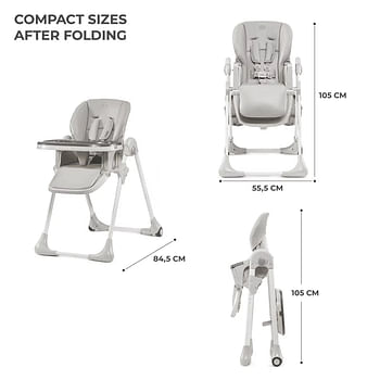 Kinderkraft Yummy High Chair - Grey