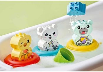 LEGO 10965 DUPLO Bath Time Fun: Floating Animal Train Bath Toy for Babies and Toddlers 1.5-3 Years Old with Duck, Hippo and Polar Bear, Bathtub Water Toys, Easy to Clean