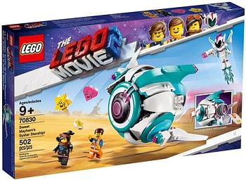 LEGO The Lego Movie 2 Sweet Mayhem’S Systar Starship! 70830 Building Kit Spaceship Toy For 9+ Year Old Girls And Boys 2019 Multicolor