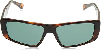 Guess Unisex Rectangular Gu823152N58 Sunglasses, Brown, 58-15-145