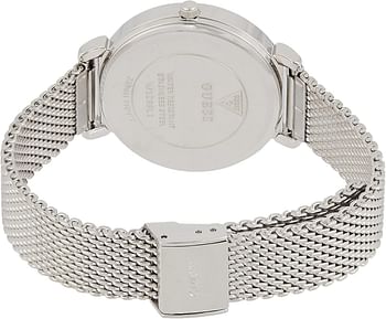 GUESS Womens Quartz Watch Analog Display and Stainless Steel Strap W1289L1