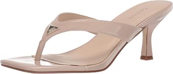 GUESS Women's Amzie Heeled Sandal 38 EU Beige