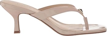 GUESS Women's Amzie Heeled Sandal 38 EU Beige