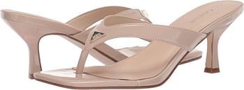 GUESS Women's Amzie Heeled Sandal 38 EU Beige