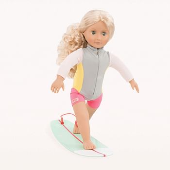 Our Generation Deluxe Coral Doll With Book - 3 Years And Above, For 3 Years & Above (BD31065ATZ)