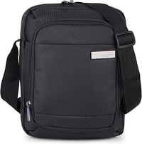 American Tourister Nova Unisex Kris Black Vertical Bag Messenger Bag Sling bag -  Black