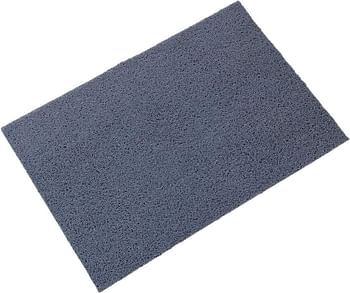 KUBER INDUSTRIES KUBMART004993 Rubber 1 Piece Door Mat 16x24'', Grey, 40x60 cm