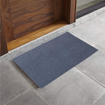 KUBER INDUSTRIES KUBMART004993 Rubber 1 Piece Door Mat 16x24'', Grey, 40x60 cm