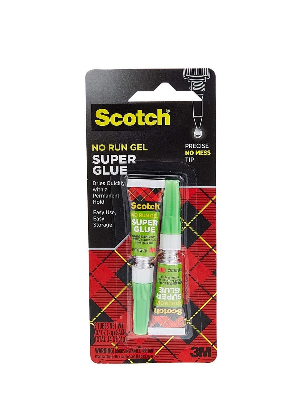 Scotch Scotch - Super Glue Gel 0.07 oz. - Pack of 2