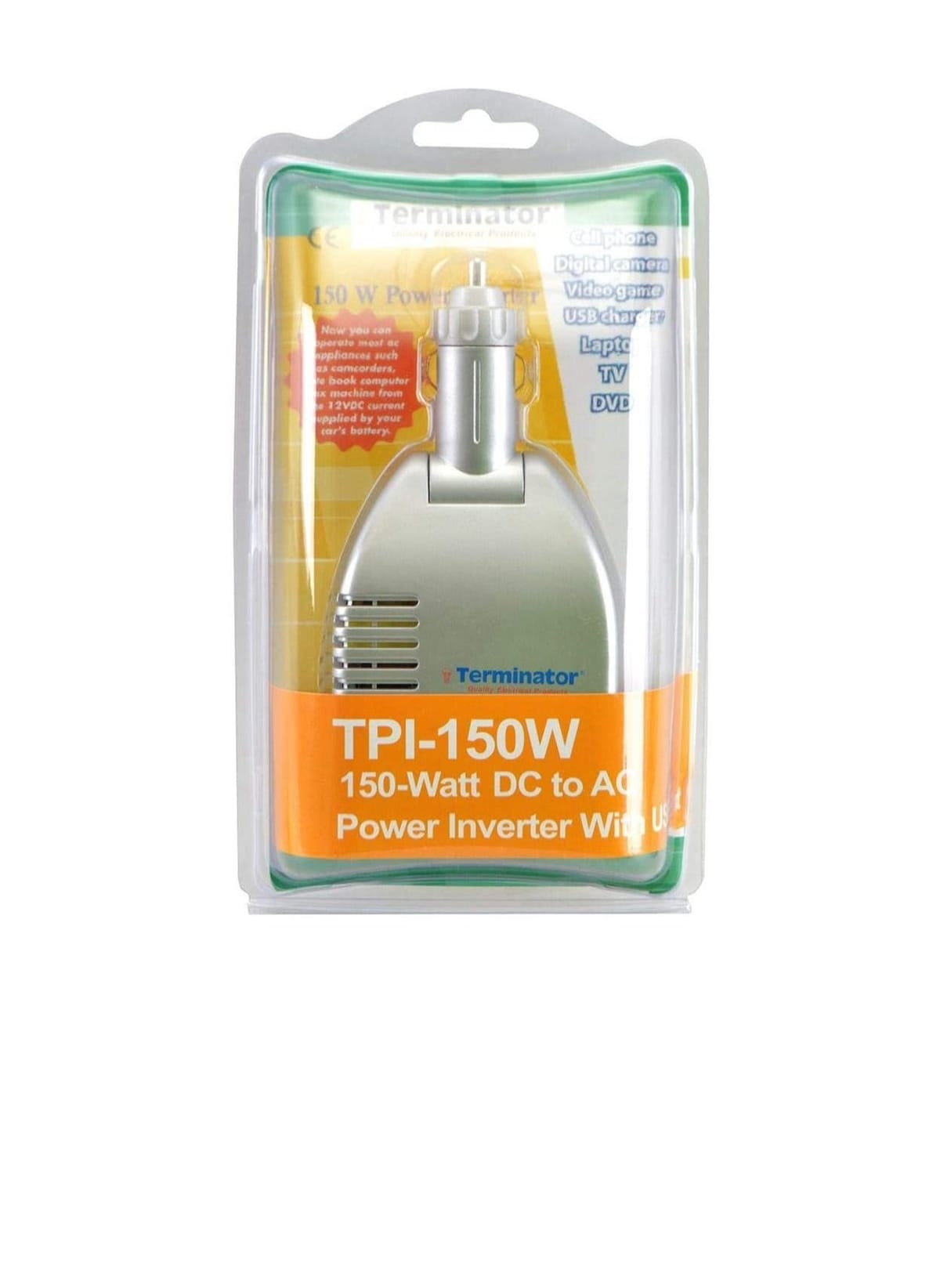 Terminator Car DC to AC Converter - 12V DC to 240V AC 150W - Made in Taiwan