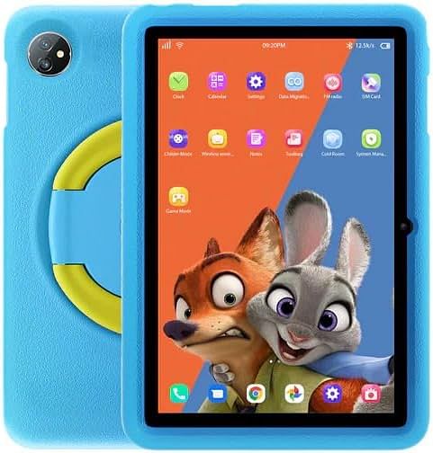 Black view Tab 8 Kids 10.1 Inch Display Tablets 6580mAh Wi-Fi 6 Children Edition Tablet 128GB Memory - 4GB - Blue